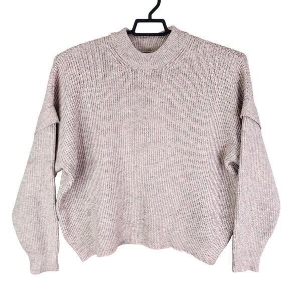 Womens Pink Terra & Sky Ribbed Knit Sweater Crew Neck Long Sleeve Size 2X - Picture 1 of 11